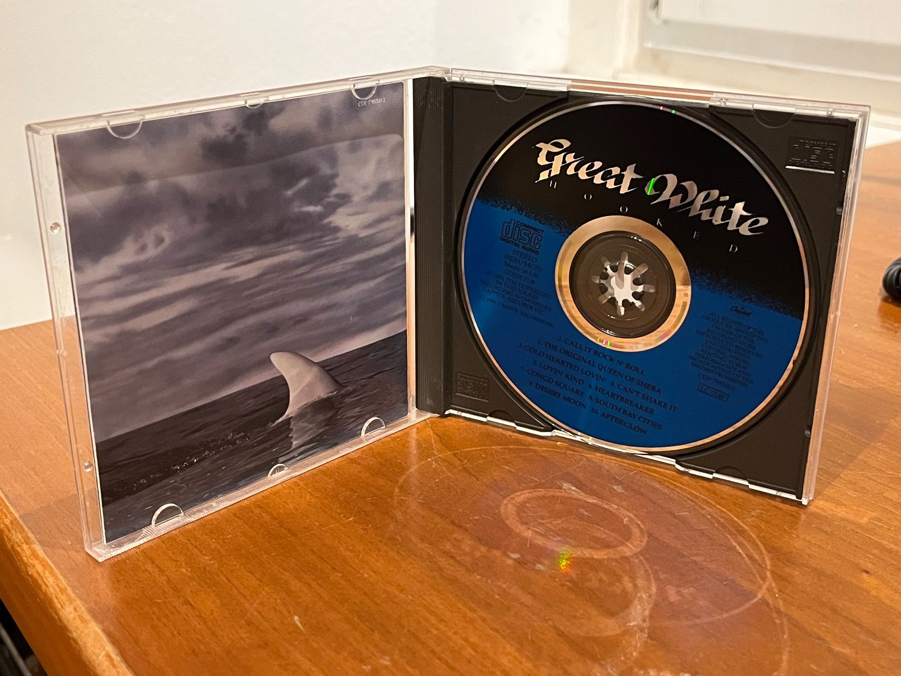 CD: Great White - Hooked - HJ31A – Usato da Küsnacht ZH venduto da hardrock.earth 2