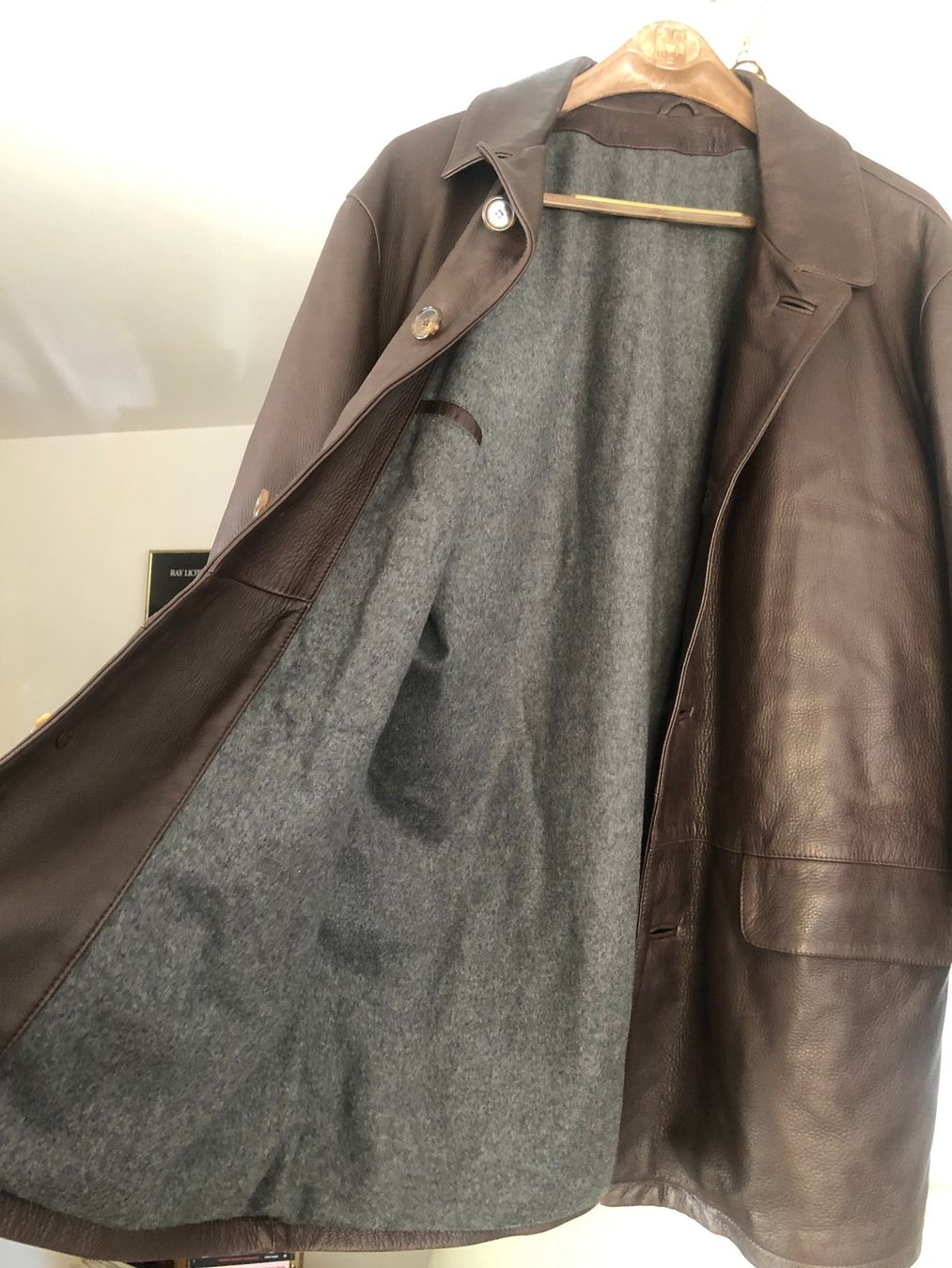 Bally Giacche: Bally Lederjacke Braun – Usato da Zürich venduto da galble 3