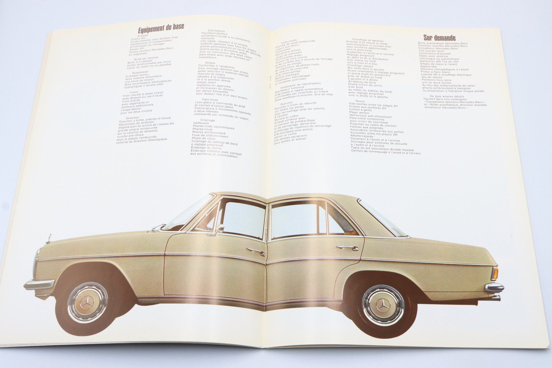 Mercedes-Benz Documenti: Mercedes 220D 1967 Prospekt – Usato da Bühl b.Aarberg venduto da Collectorpassions 4