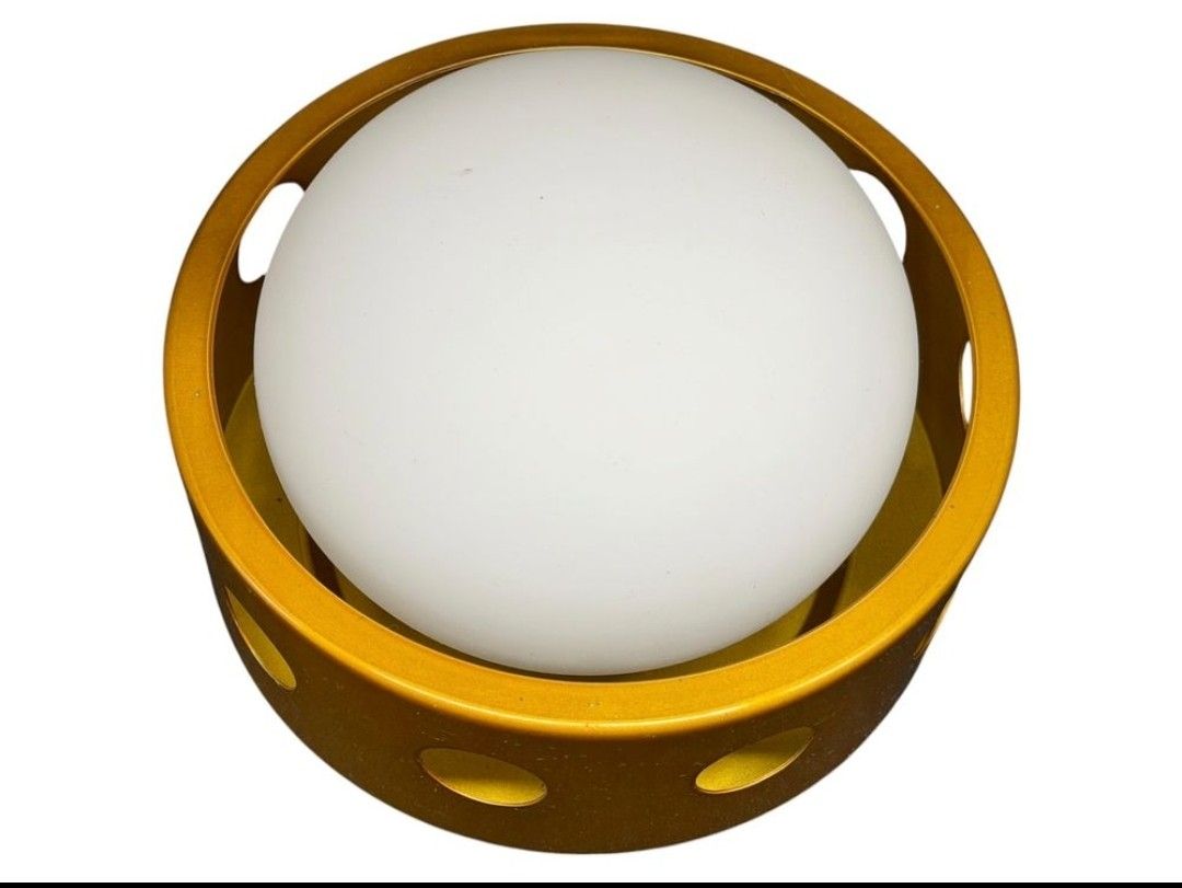 Kronleuchter & Deckenlampen: Space age Deckenleuchte Gelb/Gold – Gebraucht aus Zürich von Janeway85 1