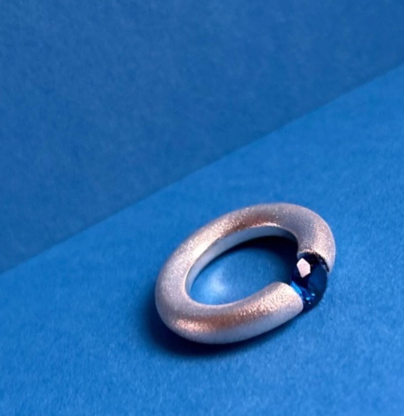 Anelli: Silberring darkblue (51) – Usato da Dittingen venduto da Bijoubelle 1