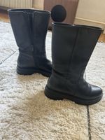 Schwarze Hammerstein Stiefel aus Leder, Grösse 40