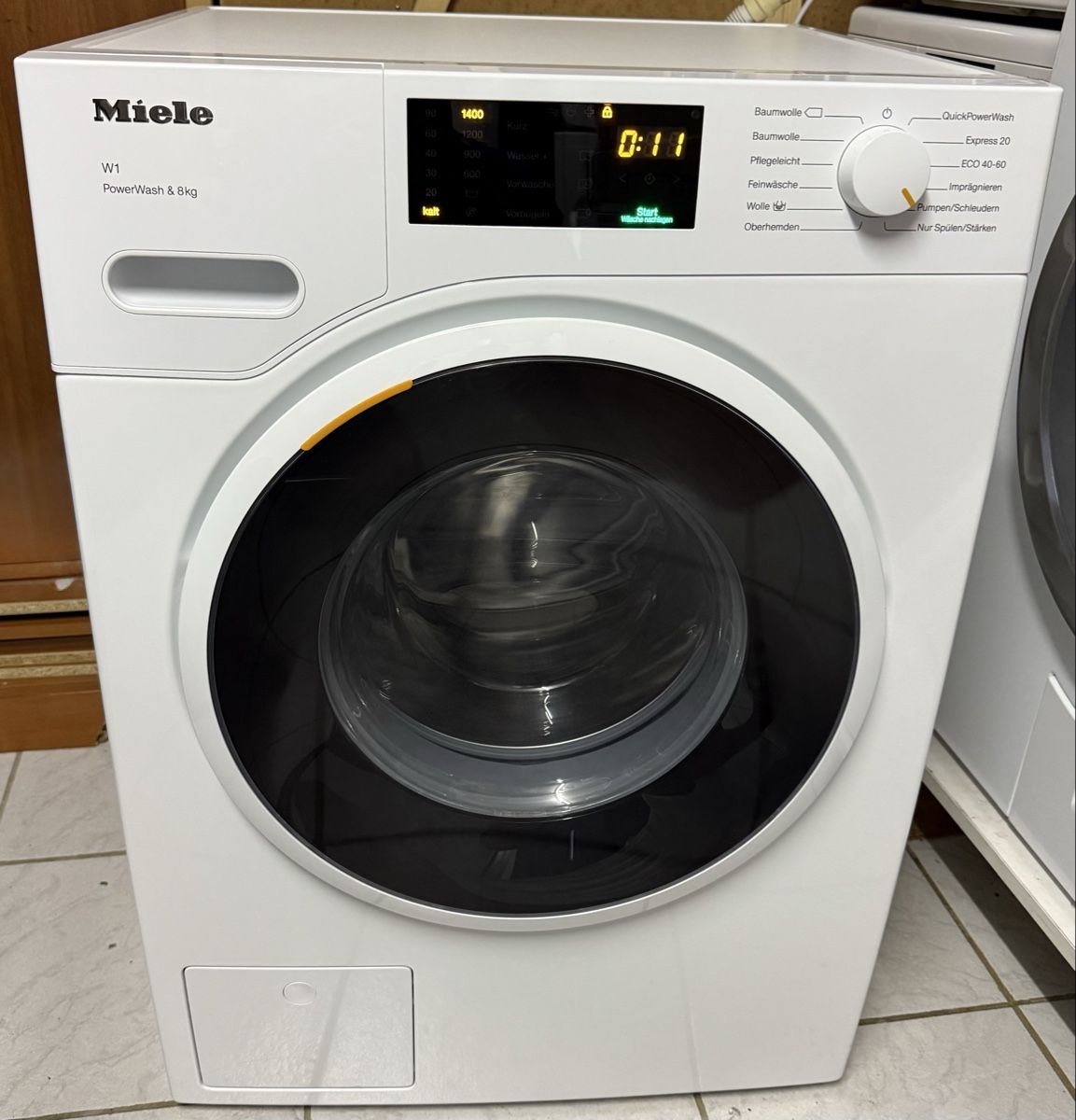 Miele Waschmaschinen: Miele Waschmaschine 8Kg A+++ – Neu (gemäss Beschreibung) aus Kilchberg ZH von Rei_9 6