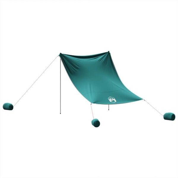 Ombrelloni: Auvent de plage avec ancres de sable vert 214x236 cm  – Nuovo e nell'imballaggio originale da Palézieux venduto da bantouklan1 5