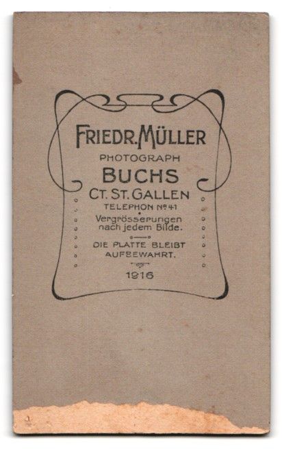 Fotografie &  Plakate: Fotografie Friedrich Müller, Buchs, Fra – Gebraucht aus Berlin von bartko-reher 1