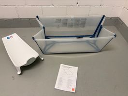 Babybadewanne mit Einsatzschale (faltbar) Stokke