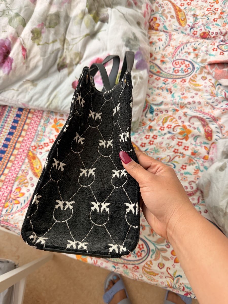 Pinko Borse da donna: Pinko Tasche, Schwarz/Weiss – Usato da Kreuzlingen venduto da rel_v2hp 1