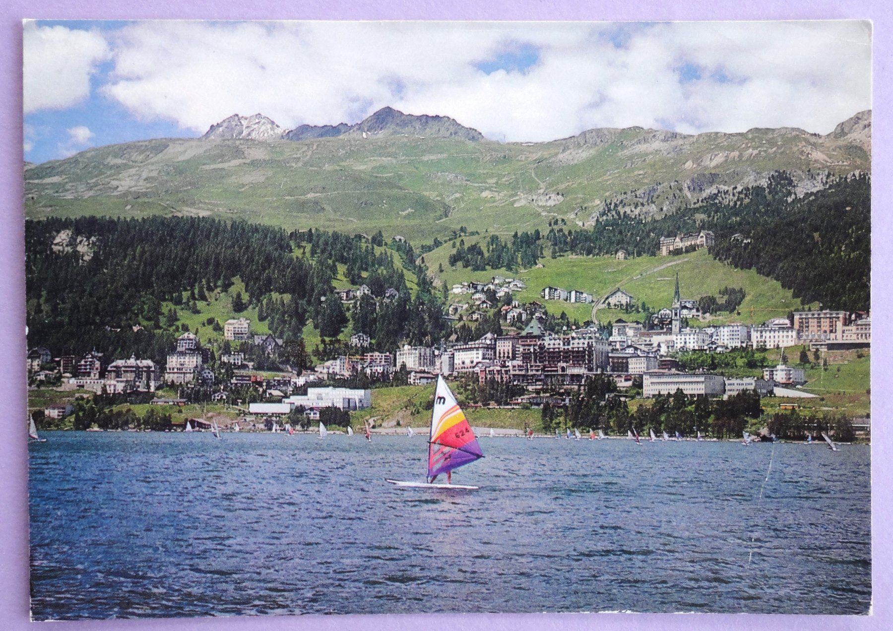 Cartoline postali: St. Moritz Dorf – Difettoso da Fétigny venduto da Billy2miny