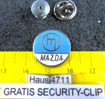 MAZDA AUTO LOGO PIN OLDI MIT SECURITY-CLIP VINTAGE