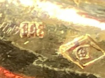 Spille & Fermagli: Broche vintage en Argent 800 dorée avec perle véritable – Usato da Peseux venduto da CharmeCommerce 3