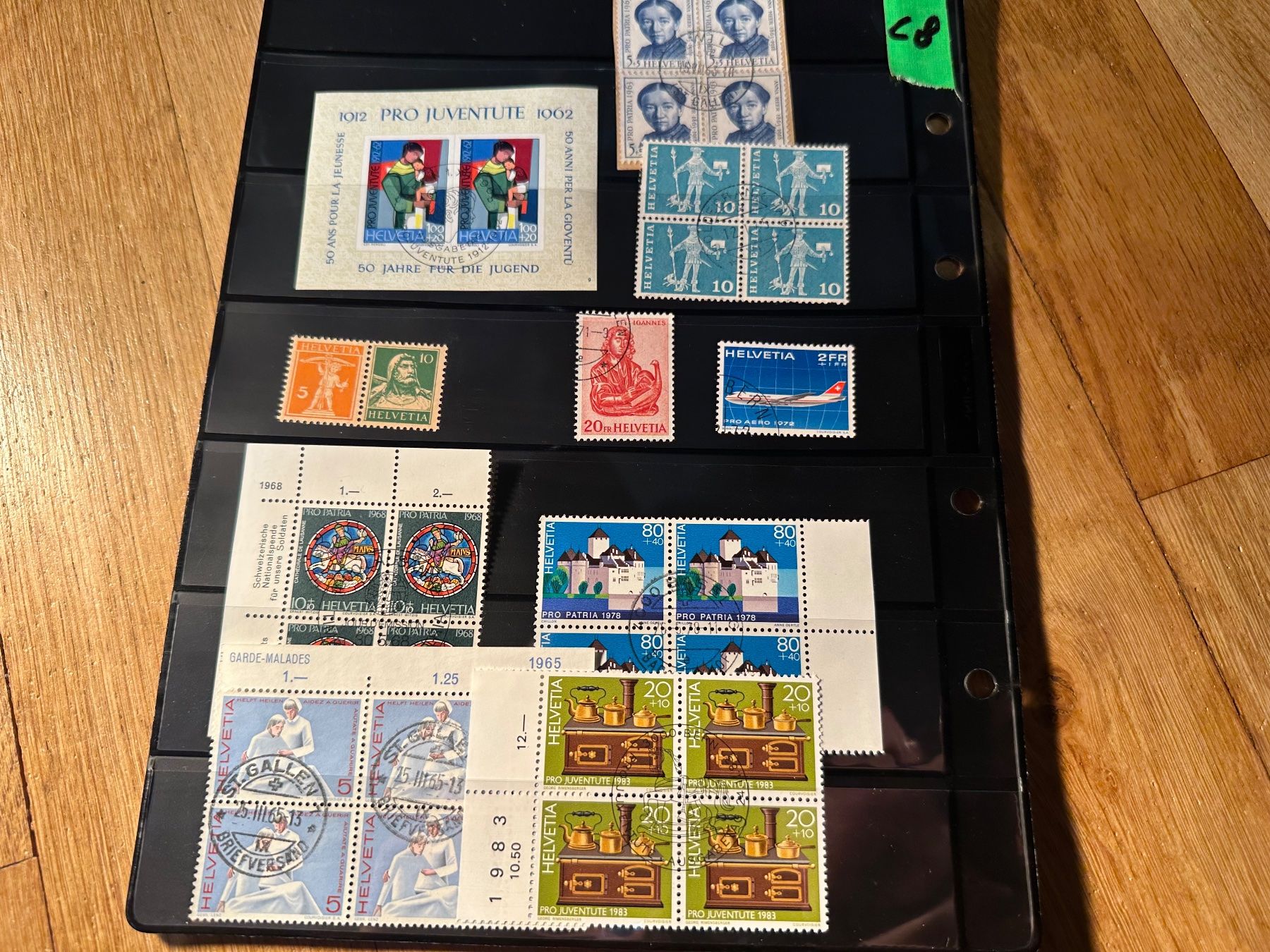 Tutti i francobolli: Schweiz Pro Juventute ab 1962 Sammlung – Usato da Stettfurt venduto da 2442