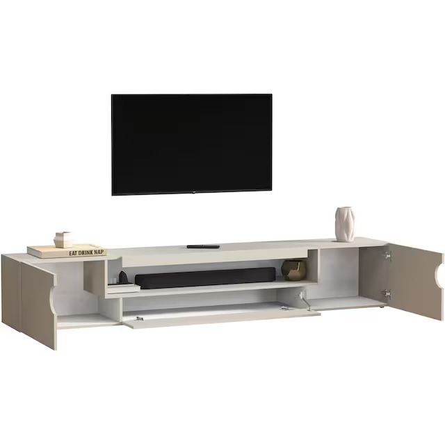 Mobili TV: Lowboard weiss 240 cm - ungebraucht – Nuovo (secondo la descrizione) da Heitenried venduto da micrapella 2