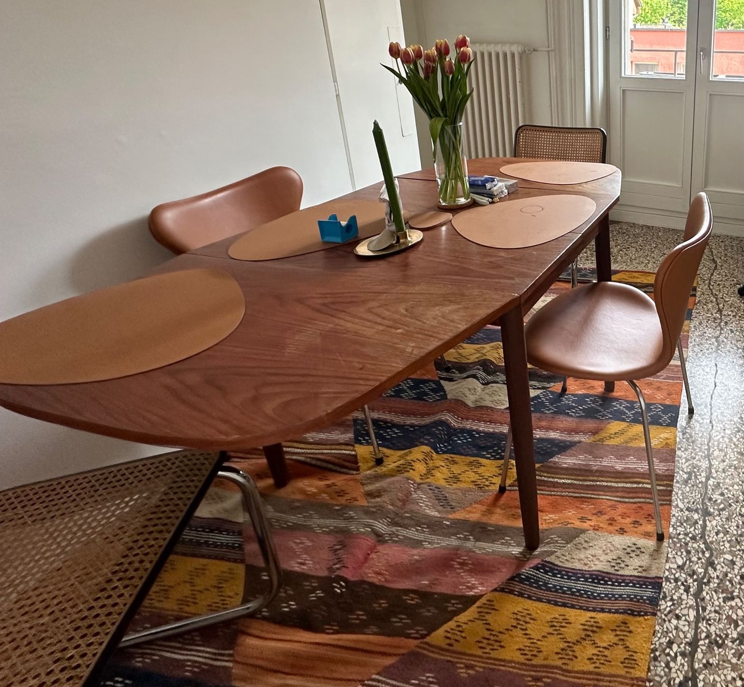 Tavoli: Aufklappbarer, dänischer Esstisch Teak – Usato da Zürich venduto da Michael_CK 1