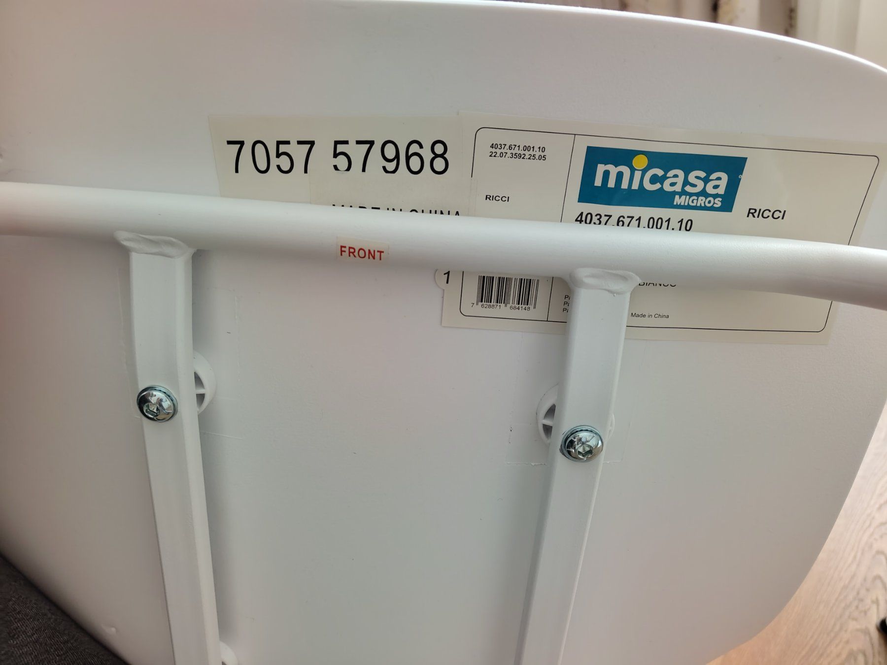 Micasa Sedie: Micasa-Stühle weiss – Usato da Zürich venduto da sel_wnt5 1