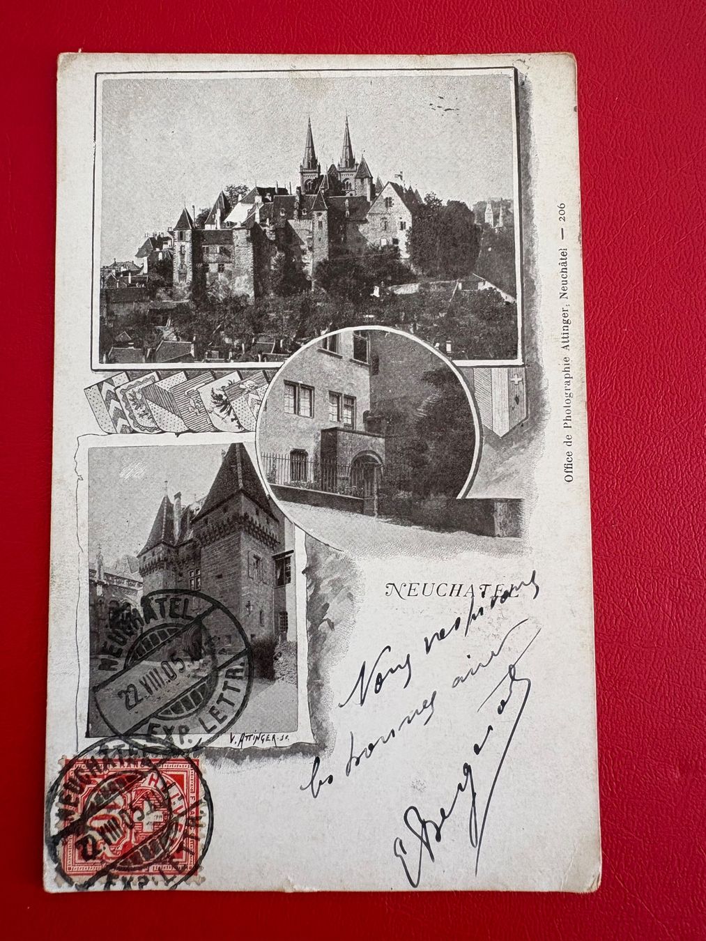 Cartoline postali: 1905 / Neuchâtel – Usato da St-Légier-La Chiésaz venduto da Theo005