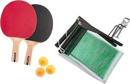 Ausverkauf - Dunlop Tischtennis Set Schläger Bälle Netze