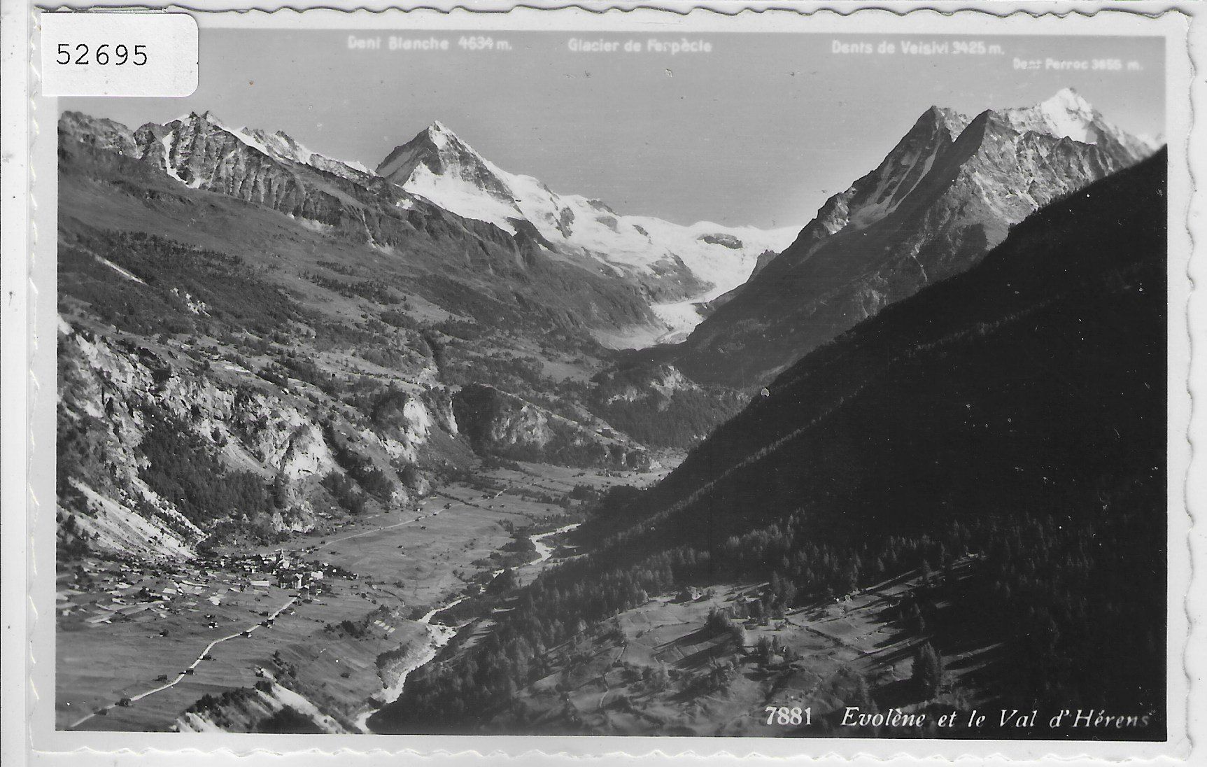 Cartoline postali: Evolene et le Val d'Herrens – Usato da Ettingen venduto da Kartenplanet