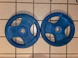 Poids musculation 2x20kg