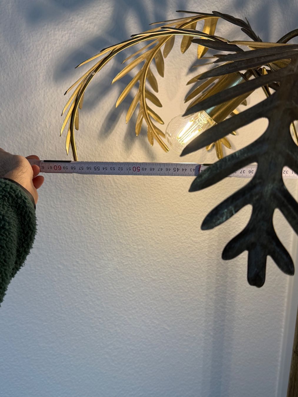 Lampen: Exotische Stehlampe in Gold - Bring Sommer ins Haus!🌴 – Neu (gemäss Beschreibung) aus Füllinsdorf von Marlon.Henseler 3