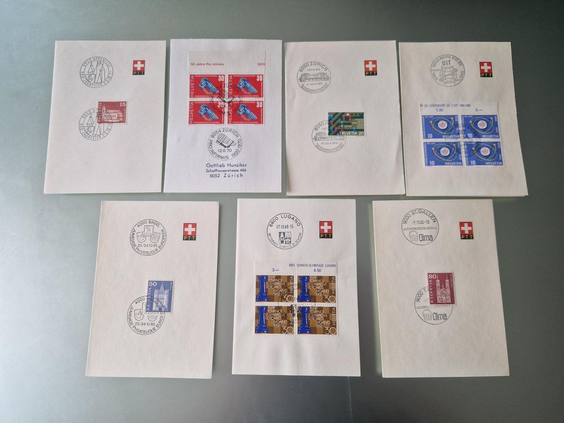 Tutti i francobolli: Lot Diverse PTT Bögli Schweiz – Usato da Büetigen venduto da philat 2