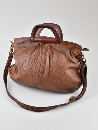 Reptile'S House Hand/Umhängetasche, Leder, braun/cognac