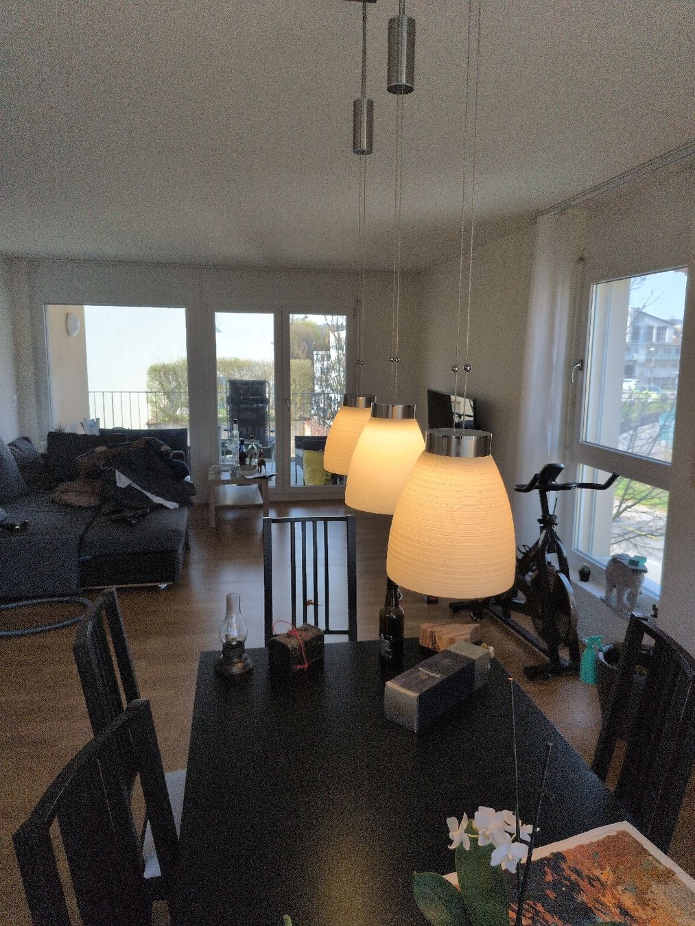 Lampadari & plafoniere: Hängelampe mit 3 LED Lampen – Usato da Schaffhausen venduto da chandips 6