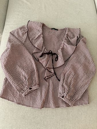 Bluse Zara Karomuster Grösse S guter Zustand
