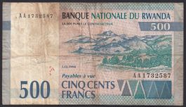 Ruanda 500 Francs 1994