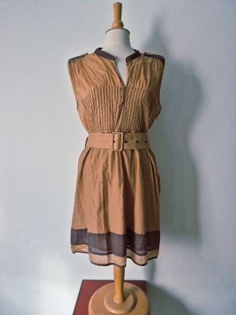 KLEID DRESS BRUUNS BAZAAR 38 40 M L TOP ZU LONGCHAMP TASCHE