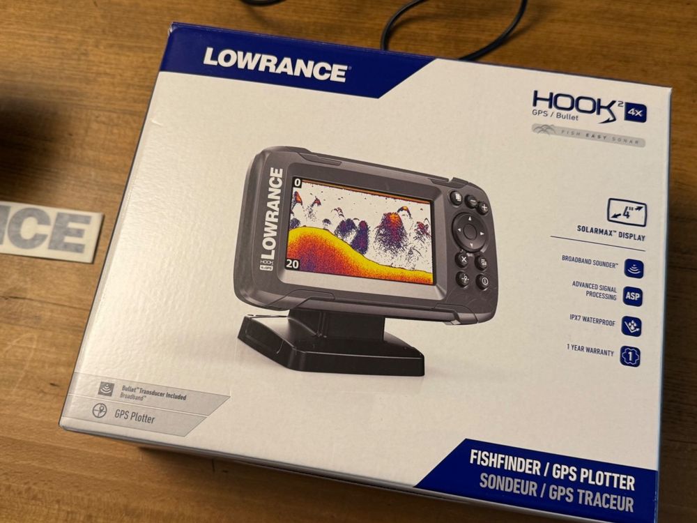 Lowrance Hook 2-4x GPS Version! Echolot Fishfinder fast neu | Kaufen ...