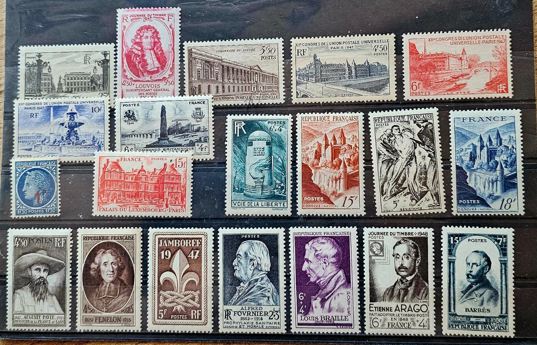 Tous les timbres: FRANCE anciens  neufs ** – Neuf (Voir description) à Les Valettes par Nuba1