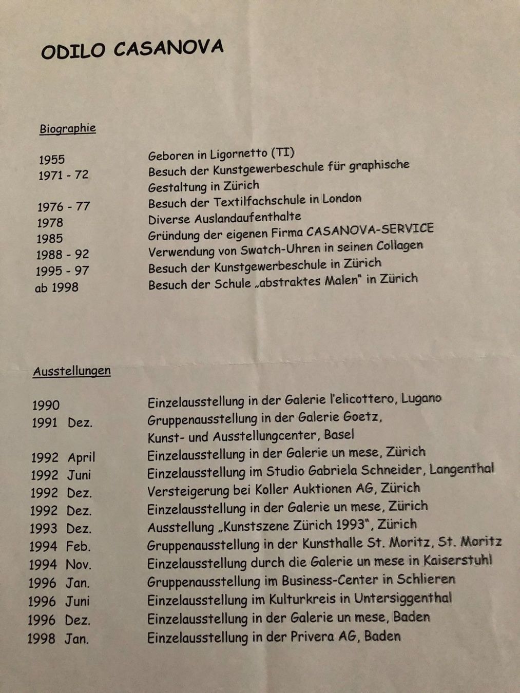 Gemälde: Sehr spezielles Original Gemälde – Gebraucht aus Kreuzlingen von Tronc59 7