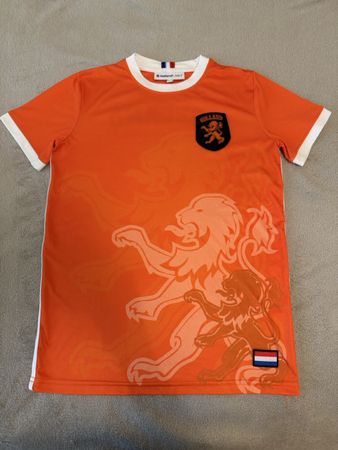 Holland Label Football Shirt Orange Size 12-13 Years