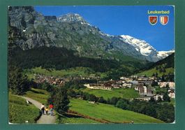 Leukerbad, Rinderhorn und Balmhorn, 1983, gelaufen