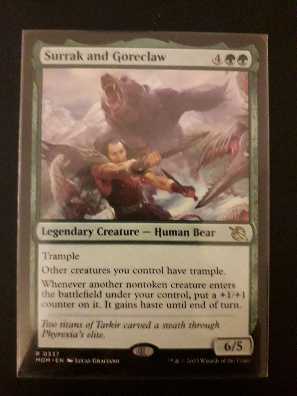 Magic The Gathering Carte collezionabili: MTG - Surrak and Goreclaw – Usato da Lausanne venduto da and_n6mz