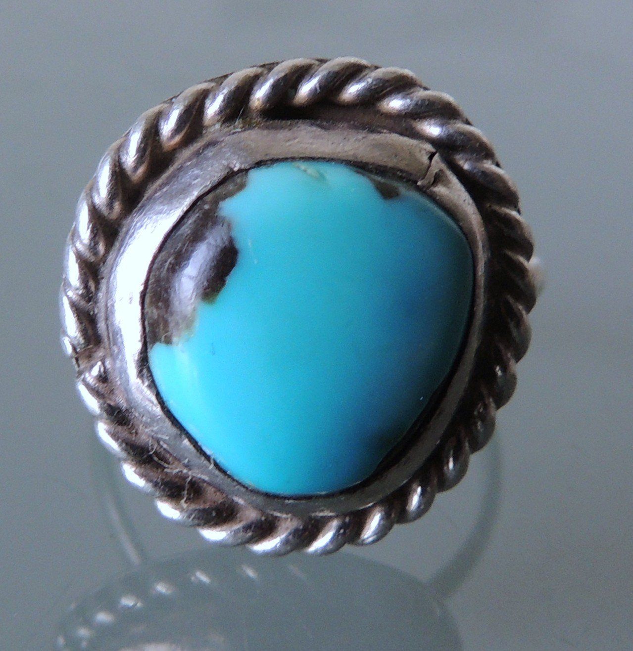 Anelli: Türkis Silber 800 Fingerring – Usato da Waldenburg venduto da schaller707