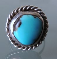 Türkis Silber 800 Fingerring