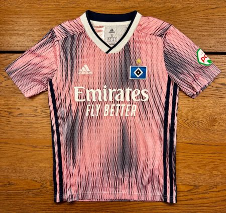Hamburger SV Fussballtrikot Adidas Rosa Grösse 140 S