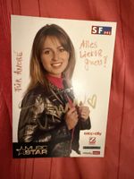 Autogrammkarte Nina Havel SF DRS mit Widmung gebraucht