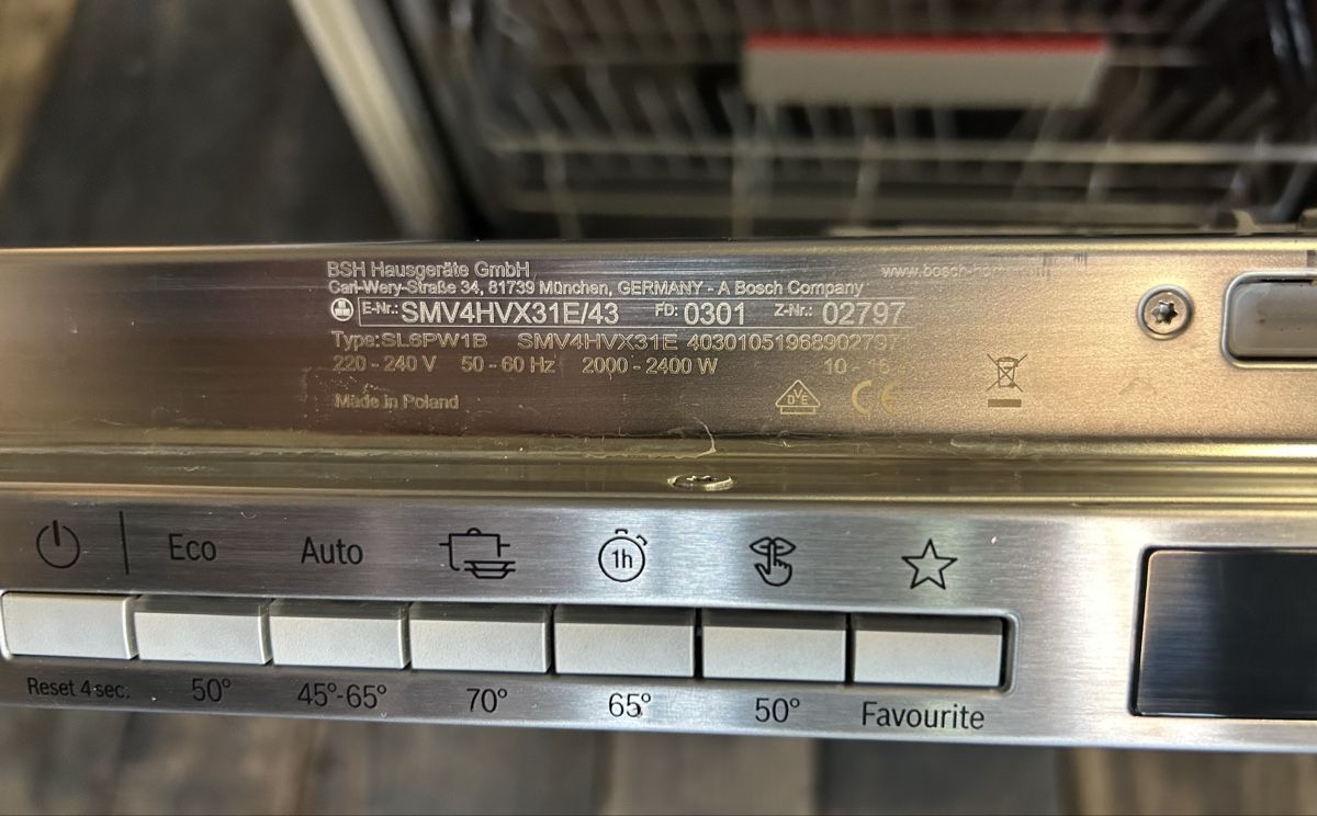 Lavastoviglie: Bosch Geschirrspüler SMV4HVX31E – Difettoso da Dürrenäsch venduto da jay095 3