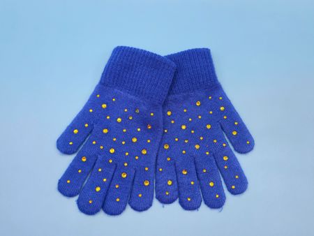 Eiskunstlauf Handschuhe Kristallen Figure Skating (4-10 J)
