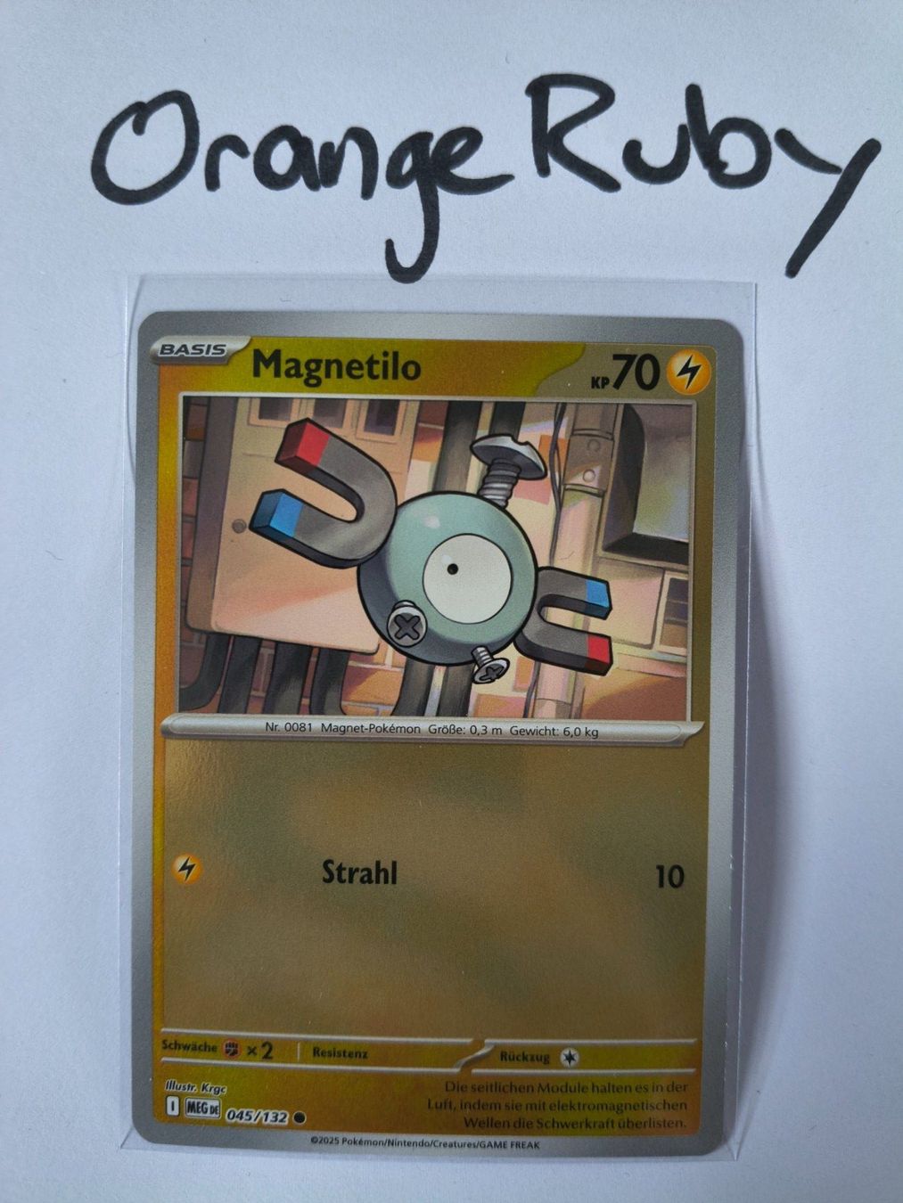 Pokémon Carte collezionabili: Magnetilo 045/132 REVERSE HOLO Mega-Entwicklung MEG Deutsch – Usato da St. Gallen venduto da OrangeRuby