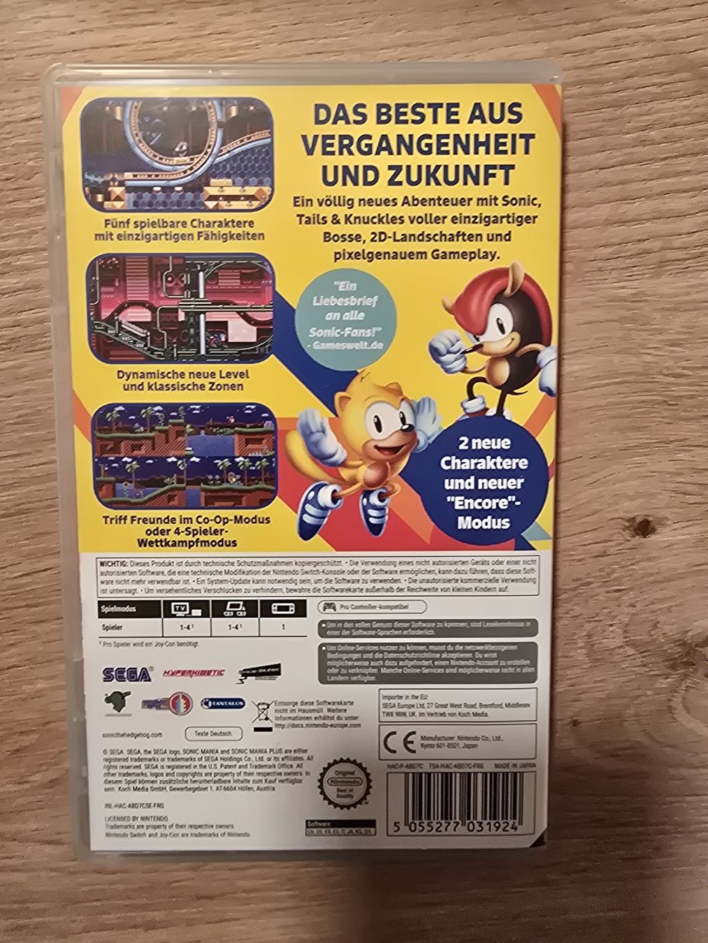 Nintendo Giochi: Sonic Mania Plus Nintendo Switch – Usato da Chur venduto da 1996hiphop 1