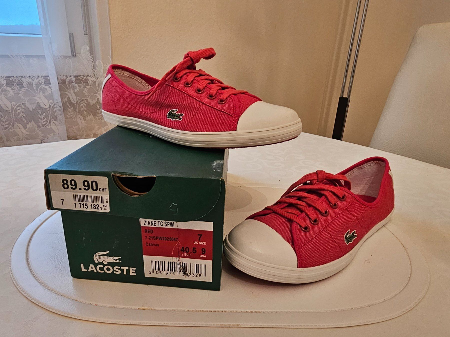 Chaussures hommes: Lacoste Ziane TC SPW 40.5. – Neuf avec emballage d'origine à Porrentruy par Danreisende
