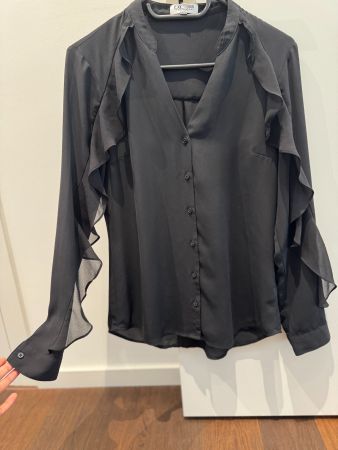 Express Hemd schwarz Gr. S/36-38