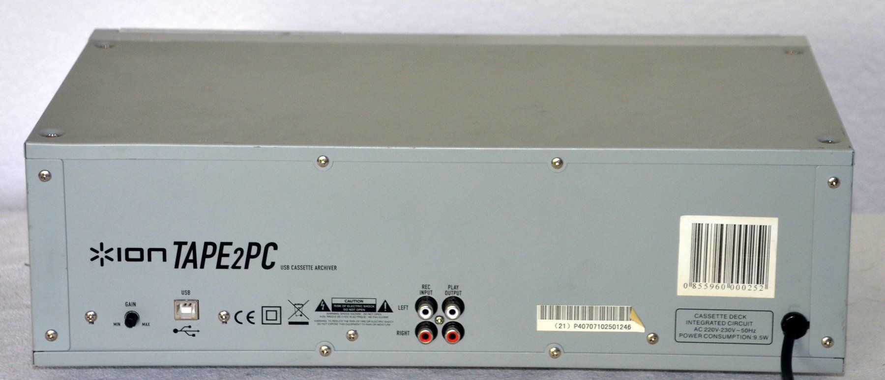 Registratori: ION Tape 2 PC USB Kassettendeck Cassette Deck – Usato da Collonges venduto da arashee 1