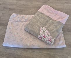 zwei Krabbeldecken 80 × 120/130cm aus Baumwolle 