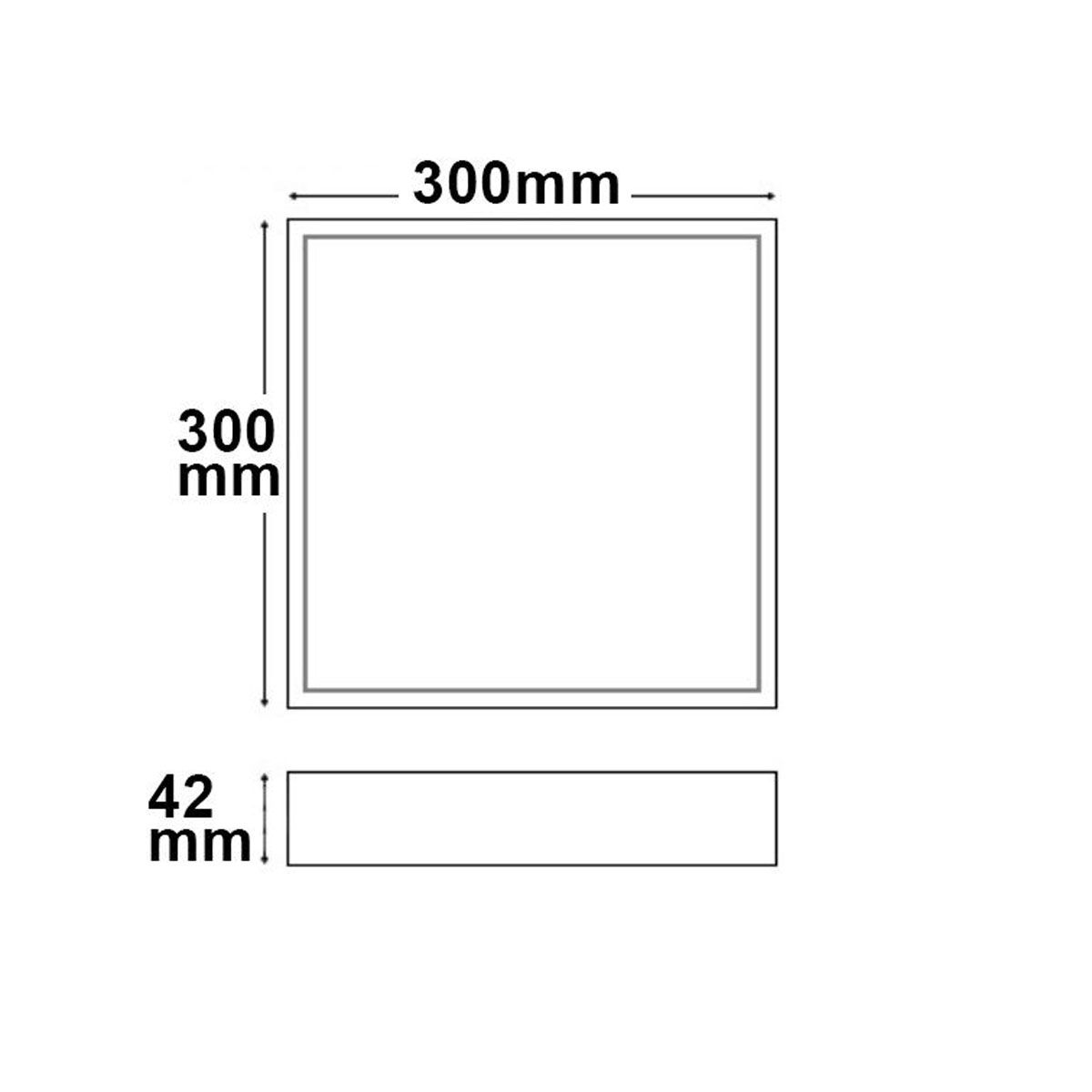 Lampadari & plafoniere: LED Deckenleuchte, 30 cm x 30 cm, Weiss – Nuovo (secondo la descrizione) da Kreuzlingen venduto da Smart-Light 3