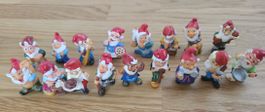 Ü-Ei Figuren: 17 verschiedene Zwerge (1990er) – Ferrero