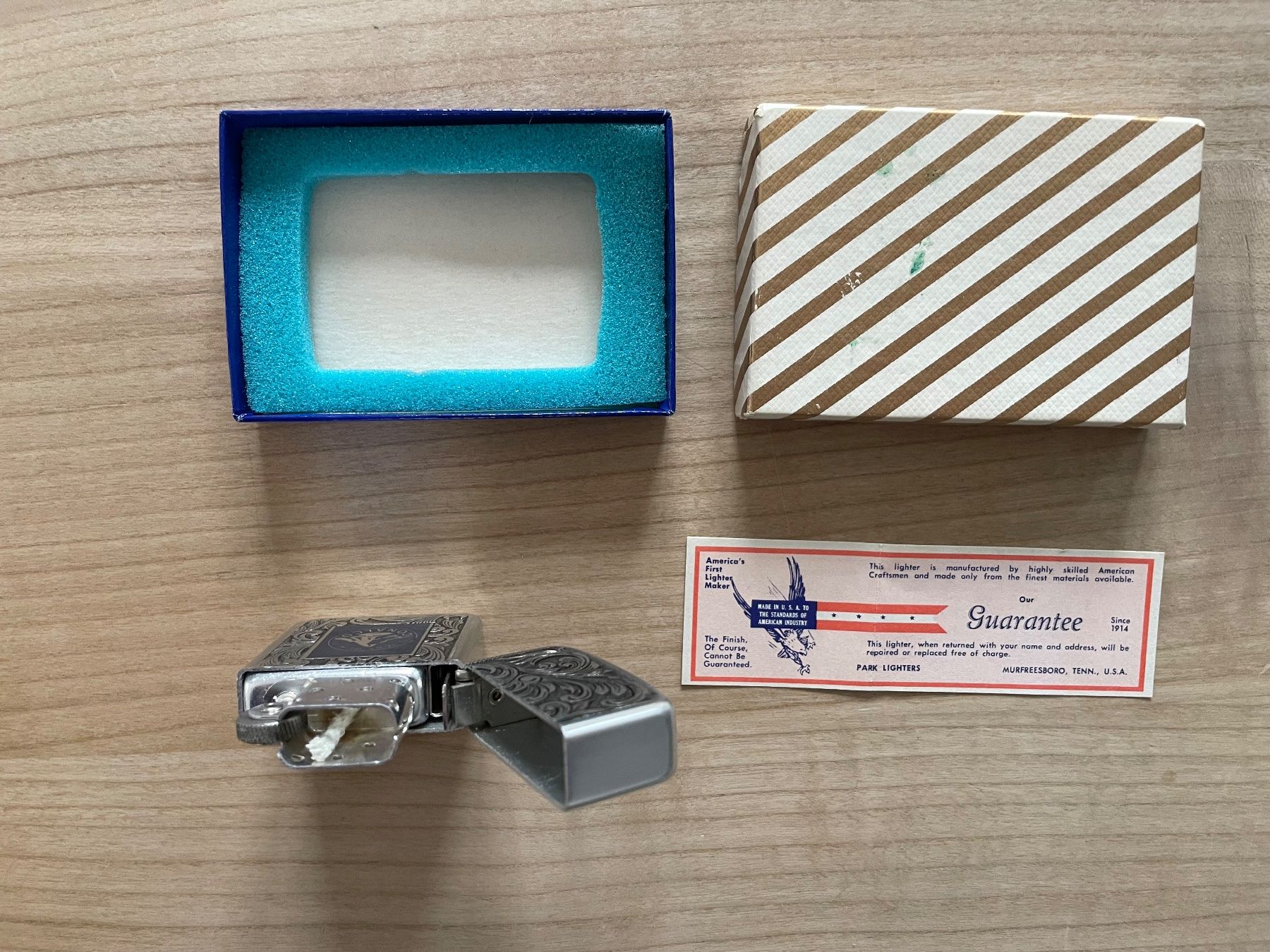 Feuerzeuge: Feuerzeug" Park Lighter" Vintage ungebraucht – Gebraucht aus Winterthur von Myrtillus 1